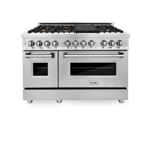Zline stainless steel dual - 48",