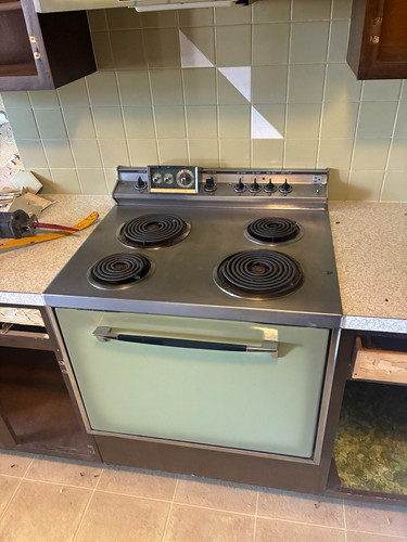 Mid century hot - , stove